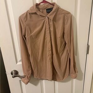 Classic Beige Button-Down Shirt